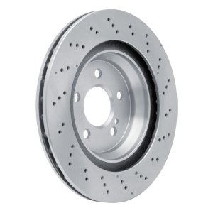 Mercedes-Benz SL450 Brake Rotor (1) - Rear - R1 Concepts - Drilled - `13-`20
